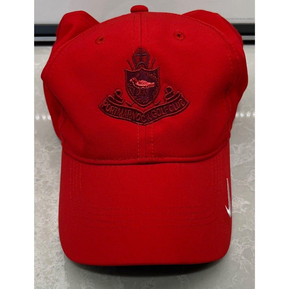 Portmarnock Golf Club - Nike Golf Hat - Men's Adjustable - Red